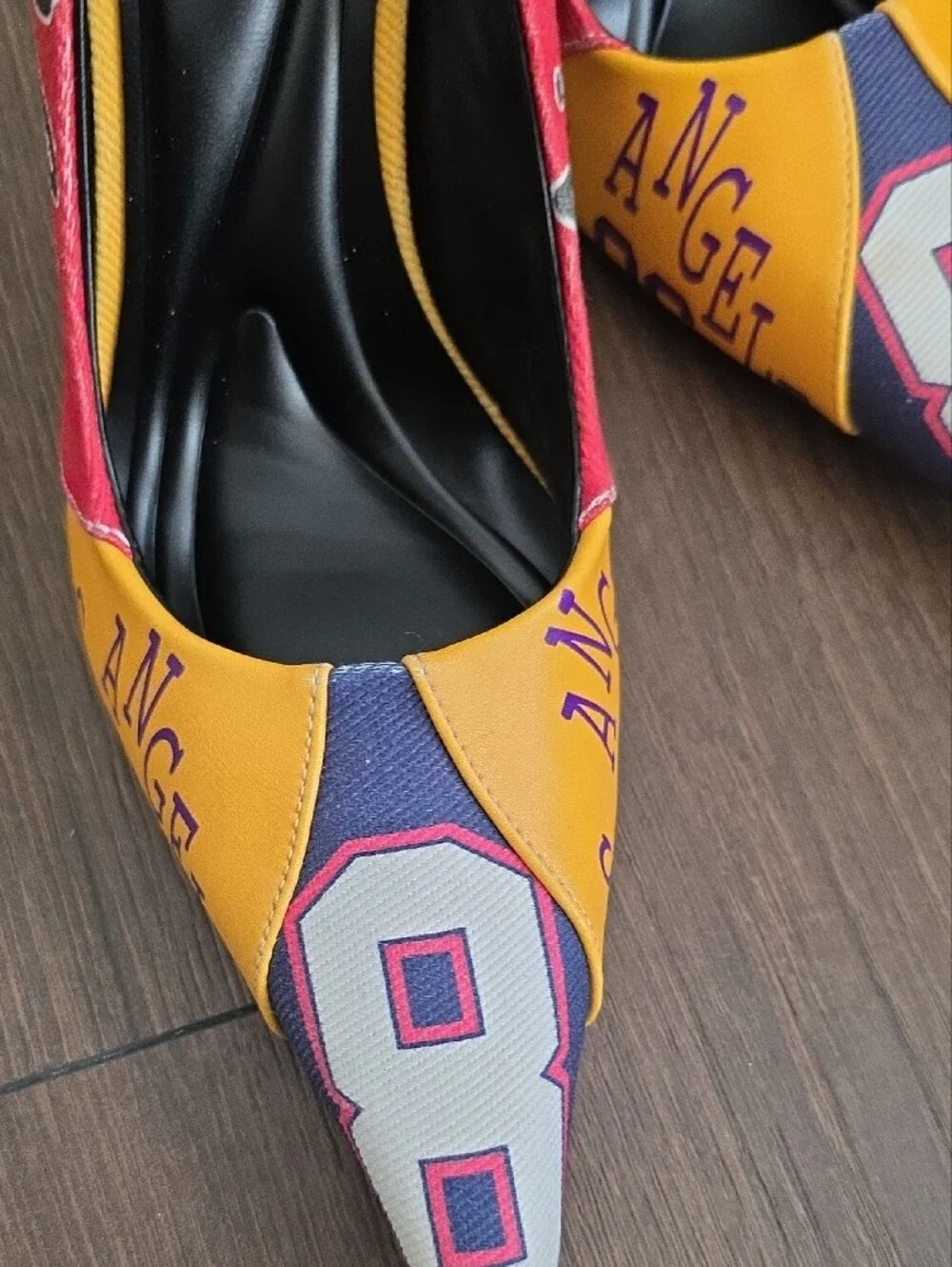 Azalea Wang Multi Printed Stiletto Pointed Toe Pumps